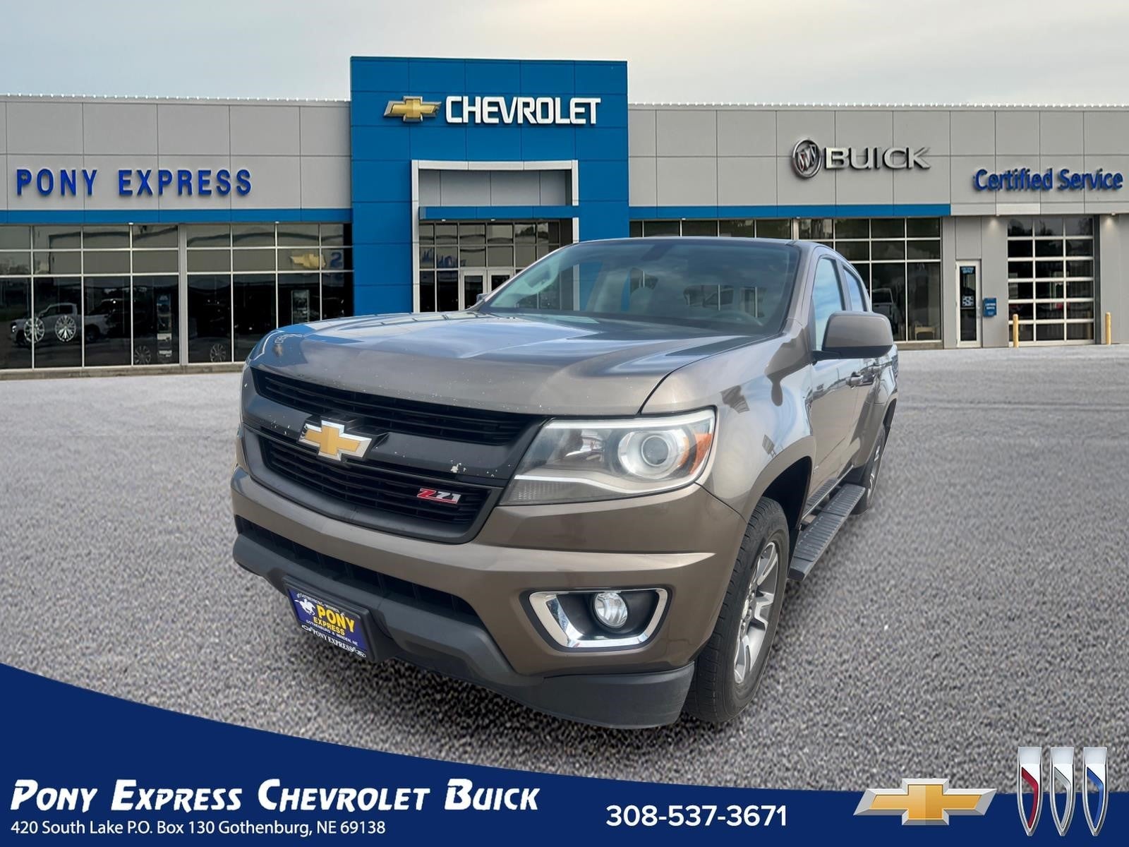 Used 2016 Chevrolet Colorado Z71 with VIN 1GCGTDE30G1115329 for sale in Gothenburg, NE