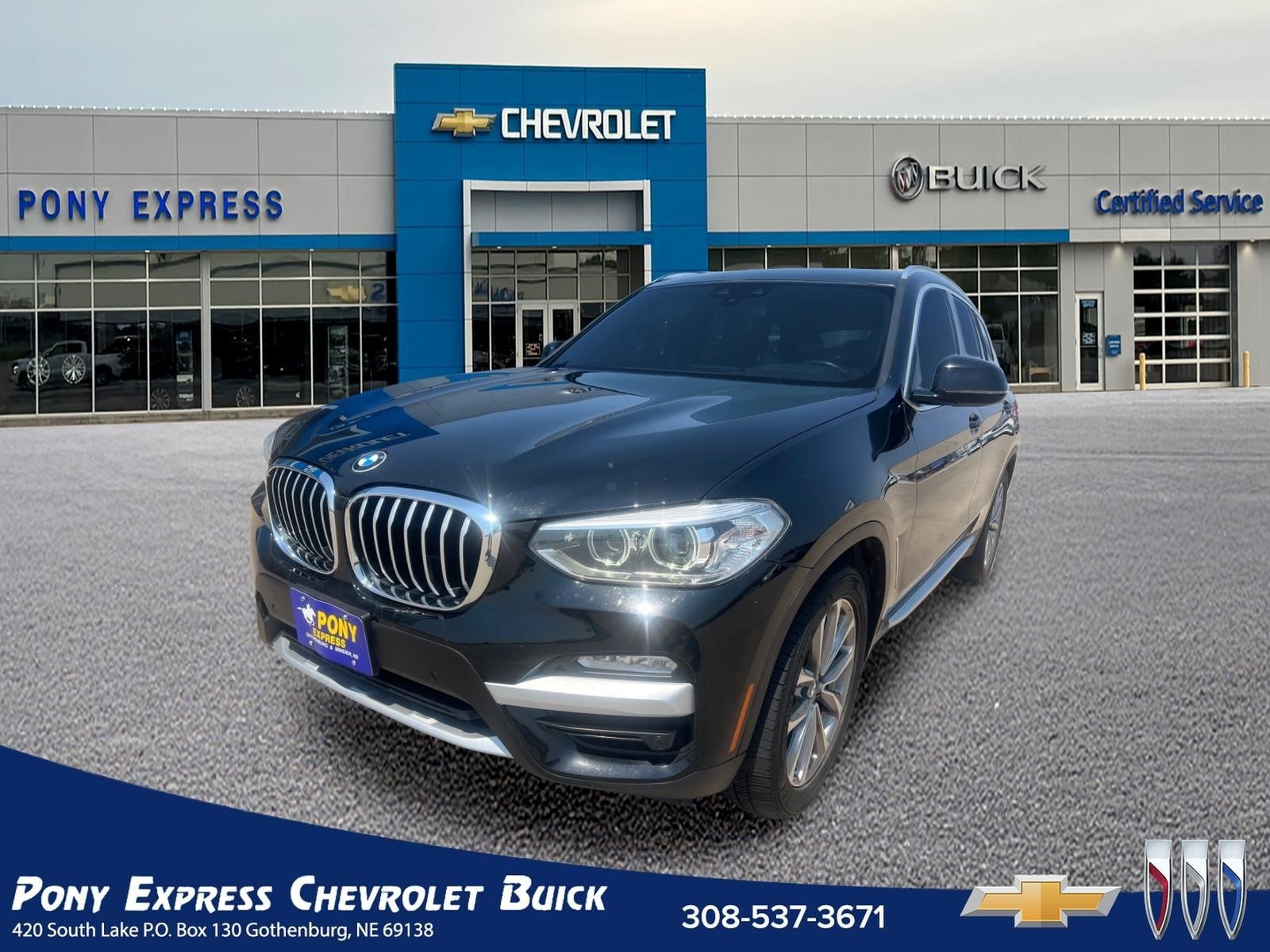 Used 2019 BMW X3 30i with VIN 5UXTR9C50KLR08608 for sale in Gothenburg, NE