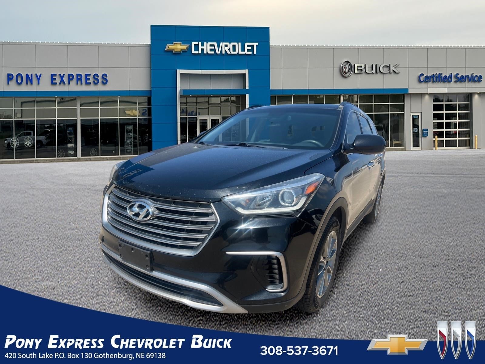 Used 2017 Hyundai Santa Fe SE with VIN KM8SMDHF2HU227610 for sale in Gothenburg, NE