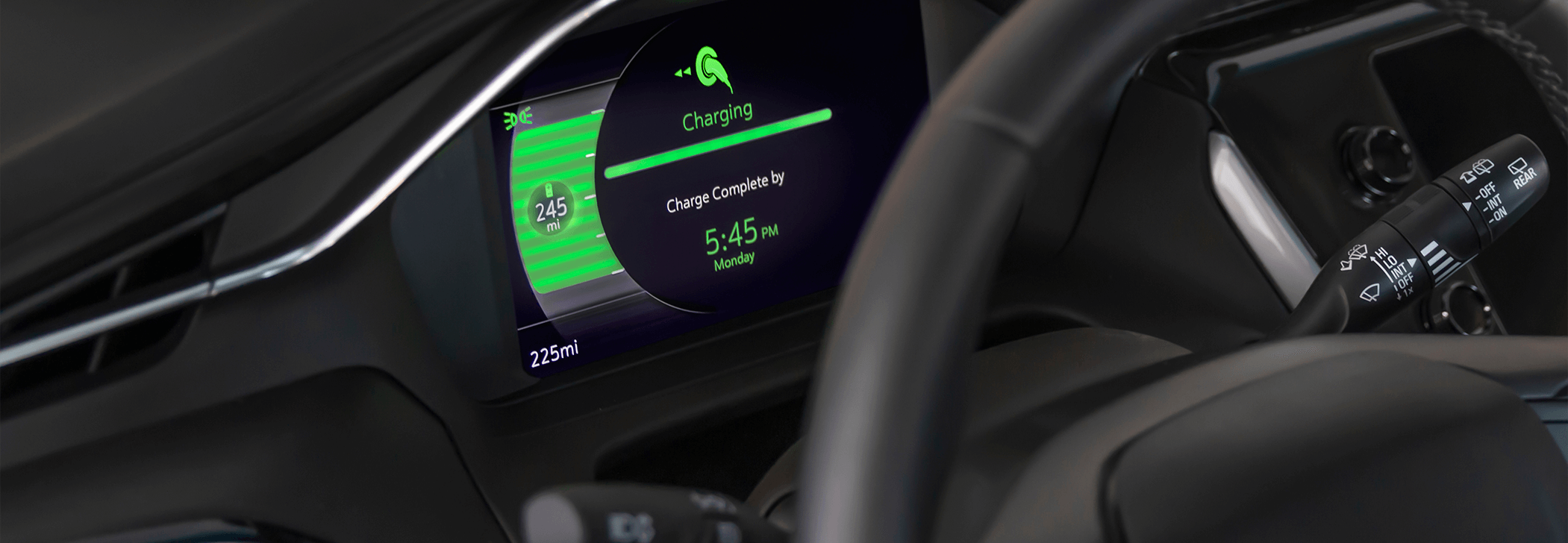 Chevy Bolt EV charging dashboard interface